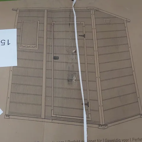 BOXED KETER GARDEN SHED PENT 6 X 4 (1 BOX)