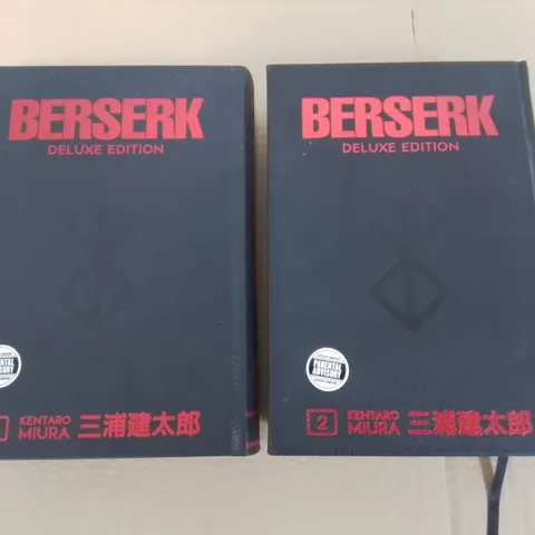 LOT OF 2 BERSERK DELUXE EDITION GRAPHIC NOVELS BY KENTARO MIURA - VOLUMES 5 & 2