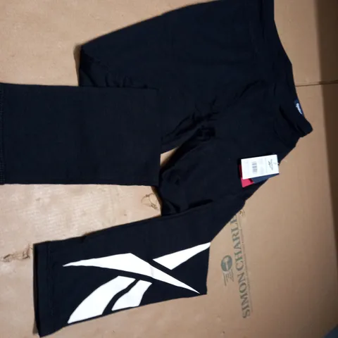 REEBOK VECTOR LEGGINGS IN BLACK - XL 14/16