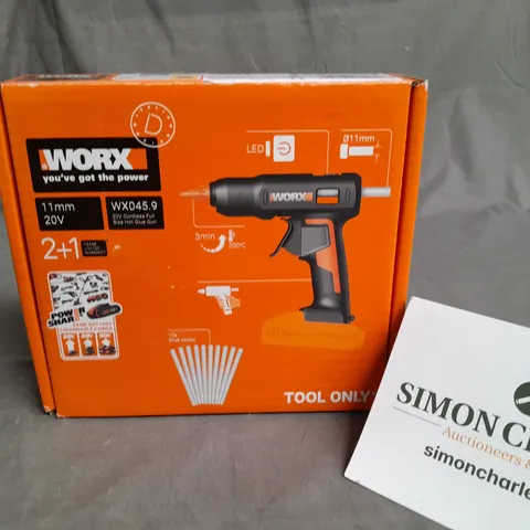 BRAND NEW WORX 11MM 20V HOT GLUE GUN