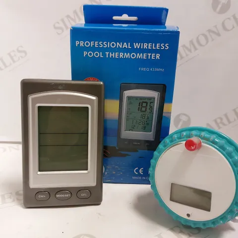 PROFESSIONAL WIRELESS POOL THERMOMETER - WD1228A