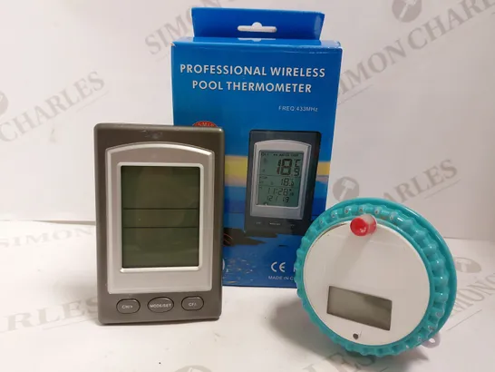 PROFESSIONAL WIRELESS POOL THERMOMETER - WD1228A