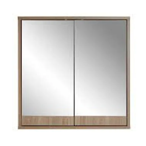 LLOYD PASCAL DOUBLE MIRROR CABINET IN OAK 