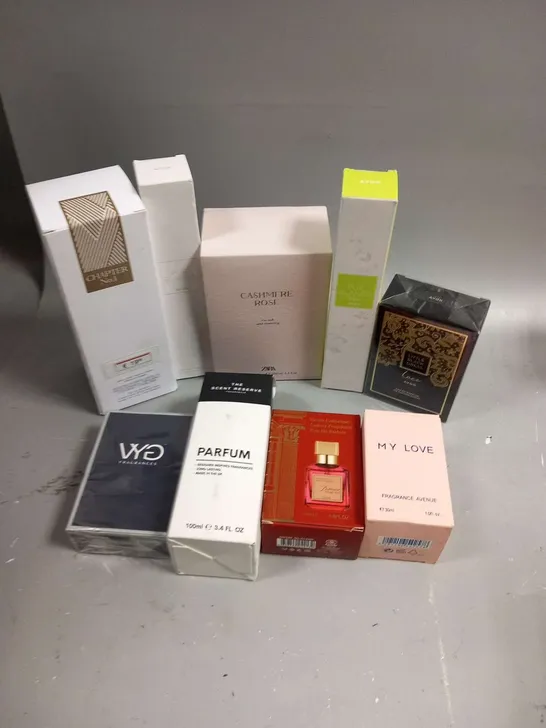 APPROXIMATELY 10 ASSORTED BOXED FRAGRANCES TO INCLUDE; ZARA, AVON AND THE SCENT RESERVE