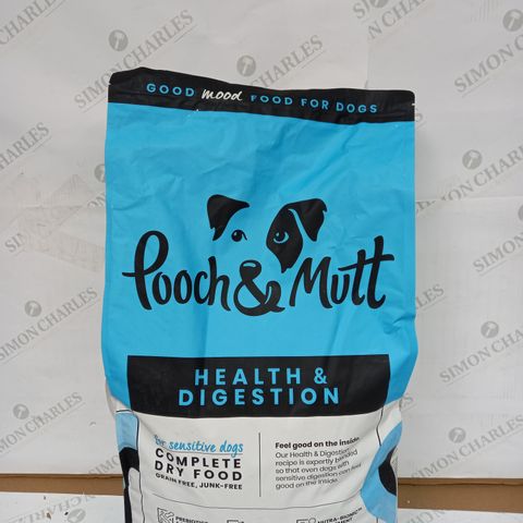 POOCH AND MUTT HEALTH AND DIGESTON DRY FOOD 10KG EXPIRY DATE 21/07/2023