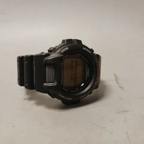 CASIO G-SHOCK WATER 200M RESIST IN BLACK WITH RUBBER STRAP