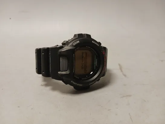 CASIO G-SHOCK WATER 200M RESIST IN BLACK WITH RUBBER STRAP