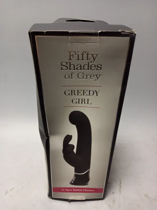 BOXED FIFTY SHADES OF GREY GREEDY GIRL G-SPOT RABBIT VIBRATOR