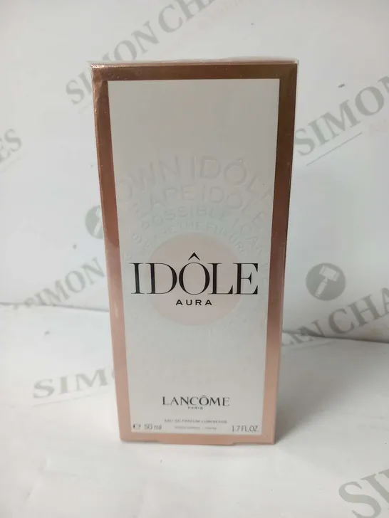 BOXED AND SEALED IDOLE AURA ;ANCOME PARIS EAU DE PARFUM 50ML