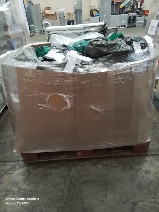 PALLET OF APPROXIMATELY 25 UNPROCESSED RAW RETURN HOUSEHOLD AND ELECTRICAL GOODS TO INCLUDE;