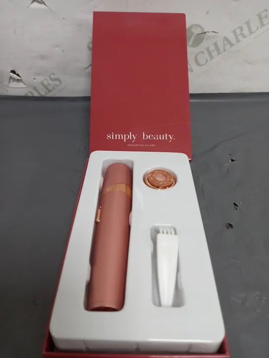 BOXED SIMPLY BEAUTY SINGLE HAIR EPILATOR IN ROSE GOLD