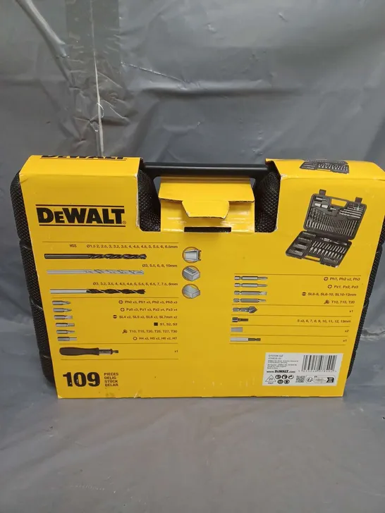 DEWALT 109 PIECE DRILL BIT SET DT0109