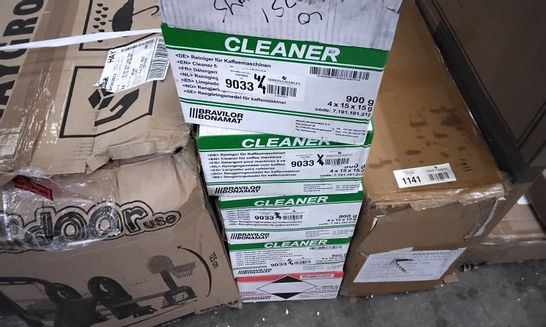 5 BOXES OF 900G OF CLEANER FOR COFFEE MACHINES 