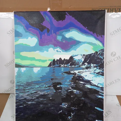 PATRICIA GRAHAM 2022 NORTHEN LIGHTS CANVAS ART