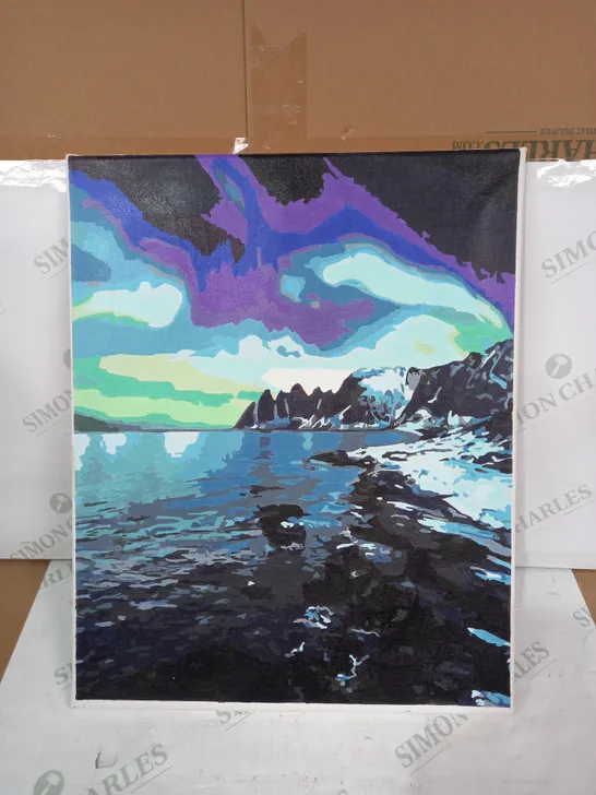 PATRICIA GRAHAM 2022 NORTHEN LIGHTS CANVAS ART