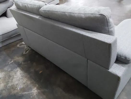 DESIGNER TWO SEATER SOFA GREY FABRIC 