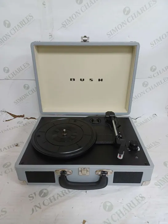 BOXED BUSH CLASSIC TURNTABLE GREY 