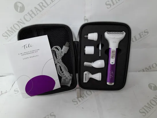 TILI 5-IN-1 MULTI-FUNCTION HAIR REMOVAL KIT PURPLE