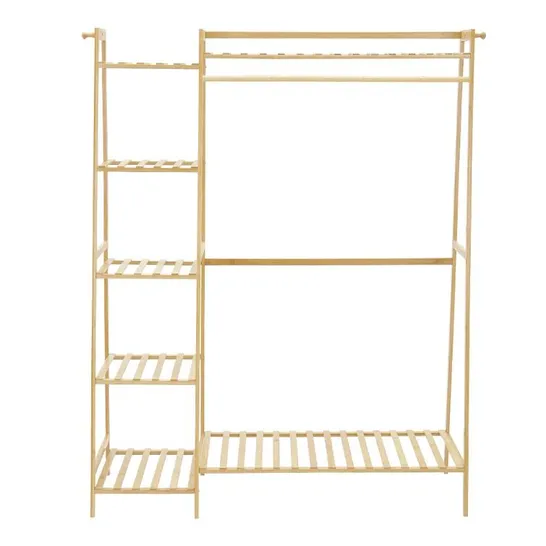 BOXED ADERHOLD 130CM CLOTHES RACKS - NATURAL 