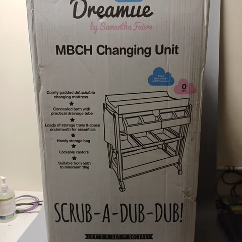 BOXED SAMANTHA FAIERS MBCH CHANGING UNIT SCRUB-A-DUB-DUB