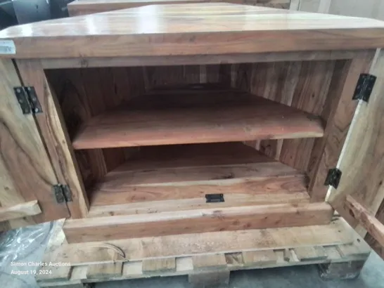 PALLET OF 2 SLATE TV CORNER UNITS