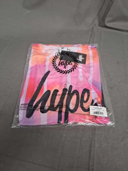 SEALED HYPE GIRLS BLACK CAMO DRIPS T-SHIRT - 15YEARS