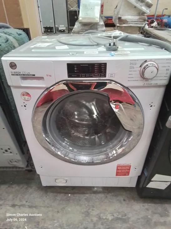 HOOVER H-WASH 300 INTEGRATED WASHING MACHINE IN WHITE 