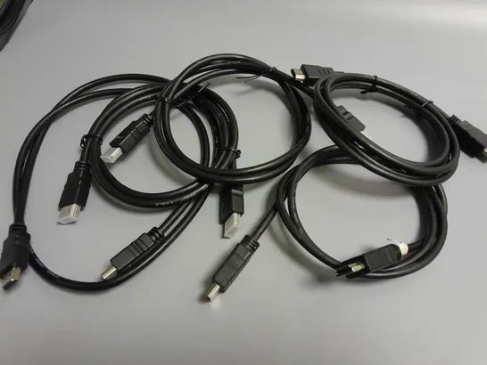 LOT OF 5 1M HDMI CABLES