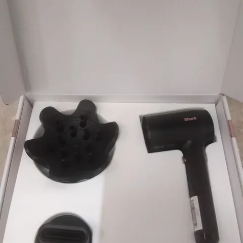 BOXED SHARK STYLE IQ HAIRDRYER AND STYLER 