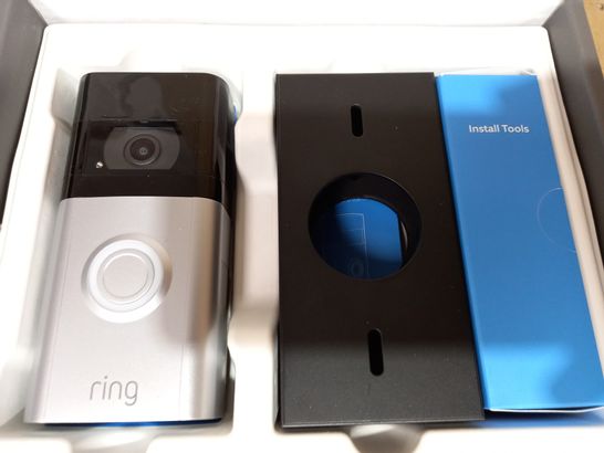 RING 3 VIDEO DOORBELL WITH ADDITIONAL BATTERY PACK