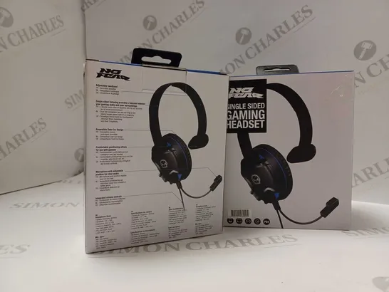 LOT OF TWO TO INCLUDE NO FEAR SINGLE SIDED GAMING HEADSET