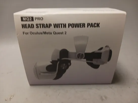 BOXED MQ2 PRO HEAD STRAP WITH POWER PACK FOR OCULUS/META QUEST 2