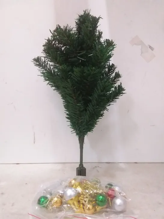 48CM MINI CHRISTMAS TREE WITH DECORATIONS 