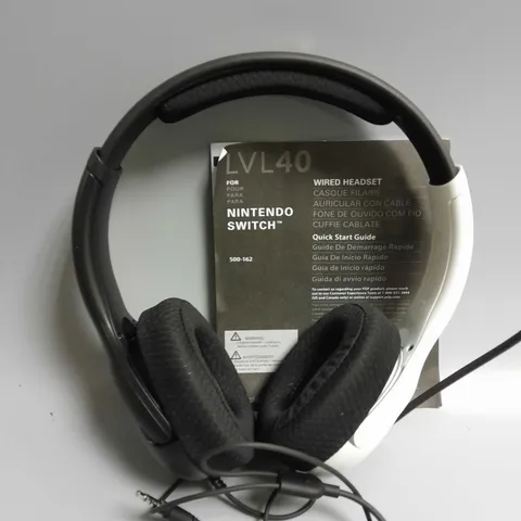 LVL40 WIRED HEADSET FOR NINTENDO SWITCH