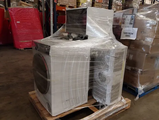 PALLET OF APPROXIMATELY 4 UNPROCESSED RAW RETURN WHITE GOODS AND AIR CONDITIONING TO INCLUDE;