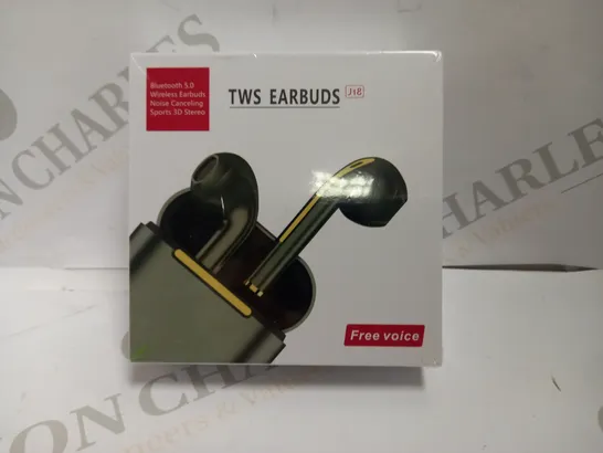 SEALED BOX OF TWS J18 NOISE CANCELLING EARBUDS