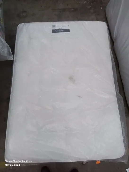 QUALITY BAGGED 4'6" DOUBLE SILENTNIGHT MIRACOIL ORTHO MATTRESS