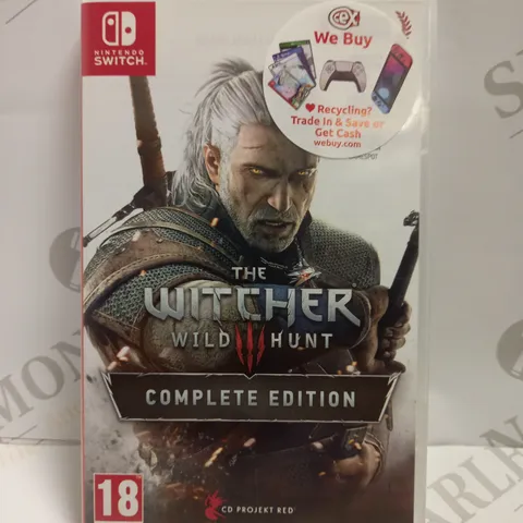 NINTENDO SWITCH THE WITCHER WILD HUNT COMPLETE EDITION