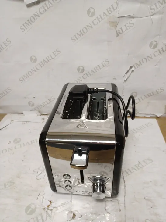 MIC Toasters 2 Slice Wide Slots Stainless Steel