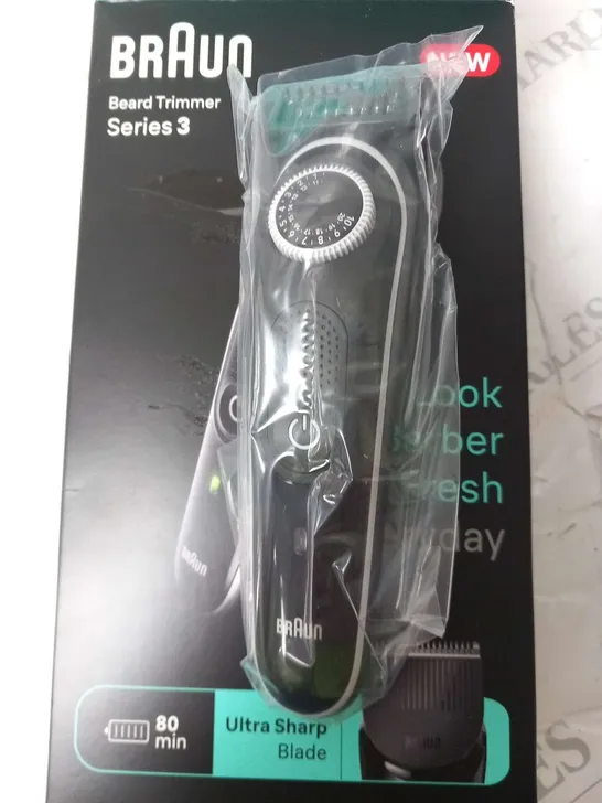 BOXED BRAUN BEARD TRIMMER SERIES 3 