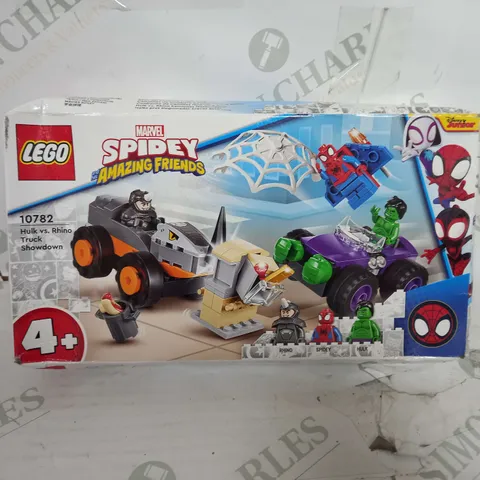 LEGO MARVEL SPIDEY AMAZING FRIENDS - HULK VS RHINO TRUCK SHOWDOWN - 10782