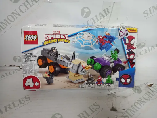 LEGO MARVEL SPIDEY AMAZING FRIENDS - HULK VS RHINO TRUCK SHOWDOWN - 10782