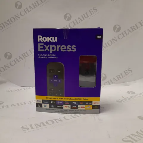 ROKU EXPRESS TV SMART STICK-HD STREAMING MEDIA PLAYER