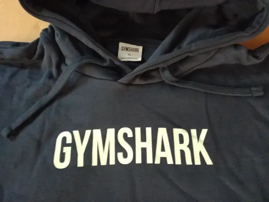 GYMSHARK NAVY HOODIE - XL