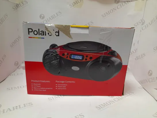 POLAROID BLUETOOTH CD BOOMBOX