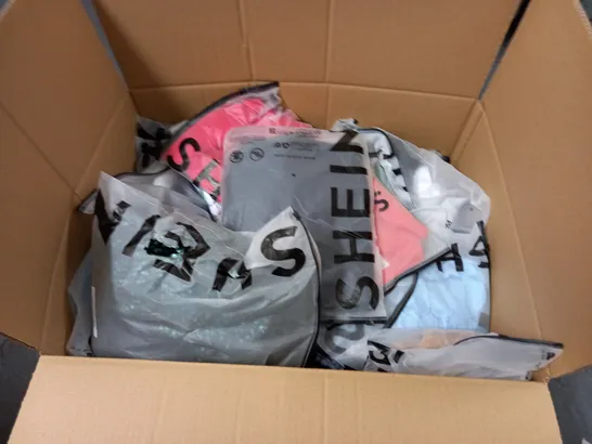 LARGE QUANTITY OF ASSORTED BAGGED SHEIN CLOTHING ITEMS 