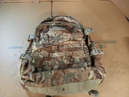 CAMO PATTERNED TACTICAL BACKPACK