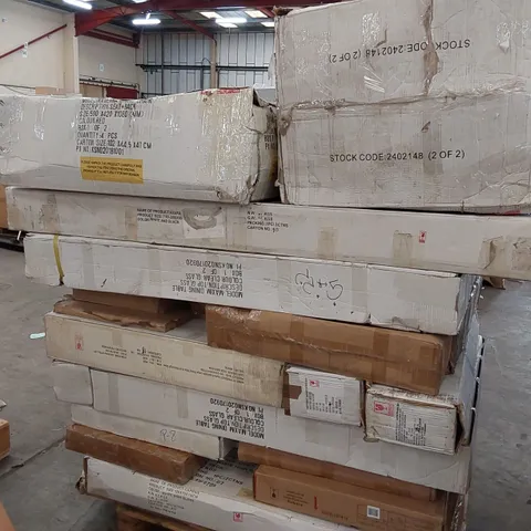 PALLET OF ASSORTED FURNITURE PARTS