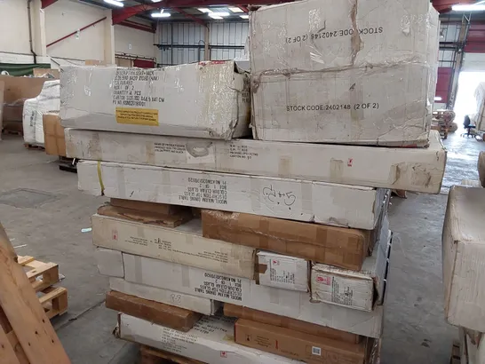 PALLET OF ASSORTED FURNITURE PARTS