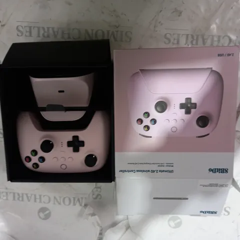 BOXED 8BITDO - ULTIMATE 2.4G WIRELESS CONTROLLER - PASTEL PINK EDITION 